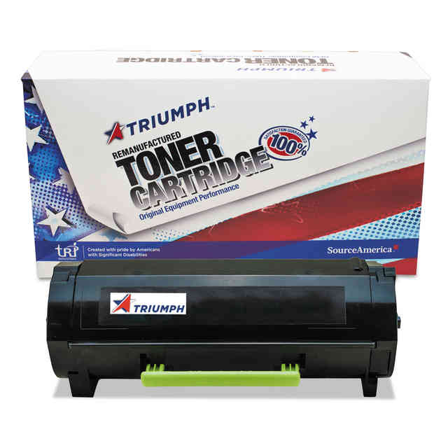 Remanufactured 50F0UA0 High-Yield Toner, 25,000 Page-Yield, Black Remanufactured 50F0UA0 High-Yield Toner, 25,000 Page-Yield, Black