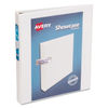 AVE19601 - Showcase Economy View Binder with Round Rings, 3 Rings, 1" Capacity, 11 x 8.5, White