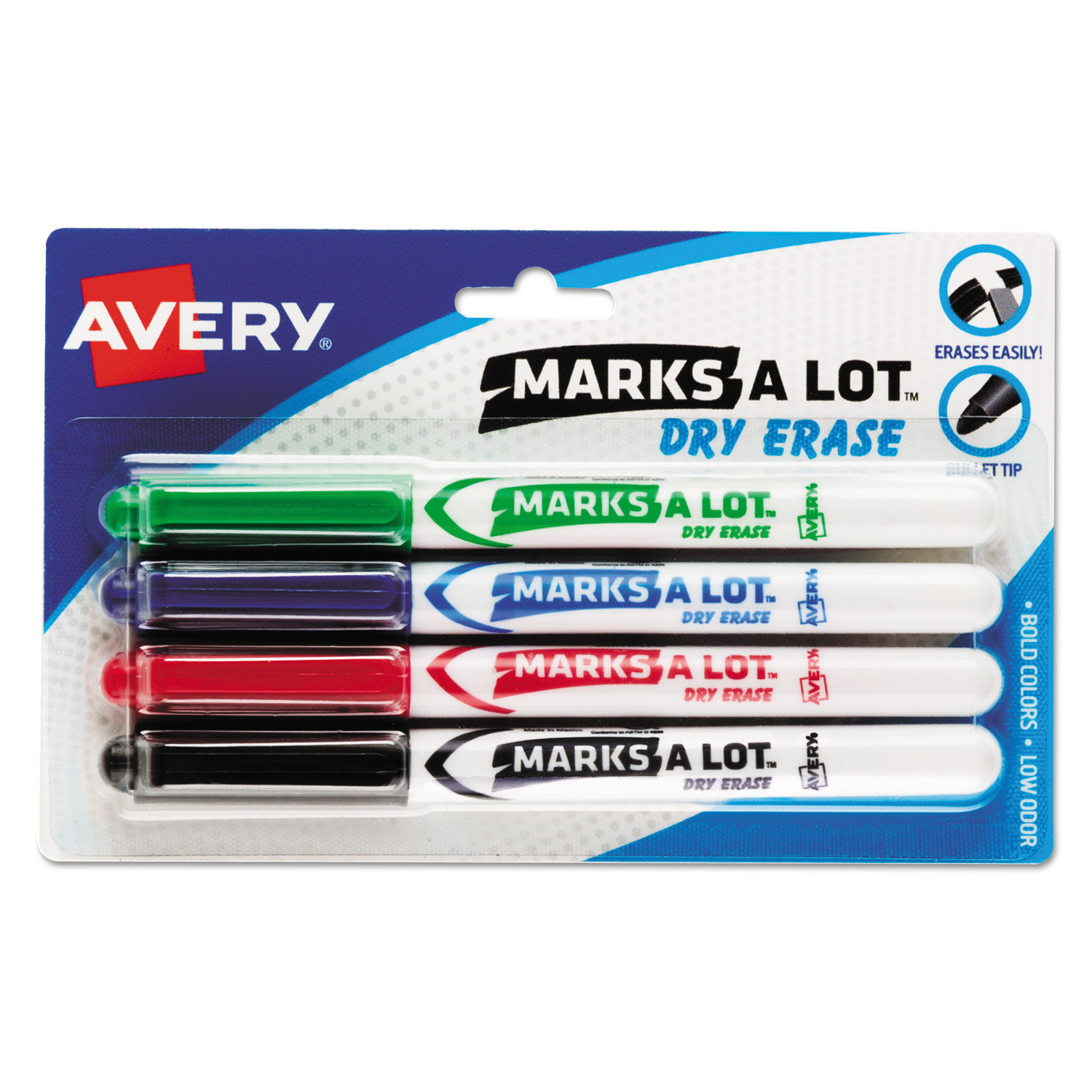 MARKS A LOT Pen-Style Dry Erase Markers by Avery® AVE24459