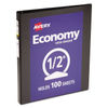 AVE05705 - Economy View Binder with Round Rings , 3 Rings, 0.5" Capacity, 11 x 8.5, Black, (5705)