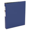 AVE03300 - Economy Non-View Binder with Round Rings, 3 Rings, 1" Capacity, 11 x 8.5, Blue, (3300)