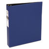 AVE03400 - Economy Non-View Binder with Round Rings, 3 Rings, 1.5" Capacity, 11 x 8.5, Blue, (3400)