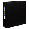 AVE79982 - Heavy-Duty Non-View Binder with DuraHinge and One Touch EZD Rings, 3 Rings, 2" Capacity, 11 x 8.5, Black