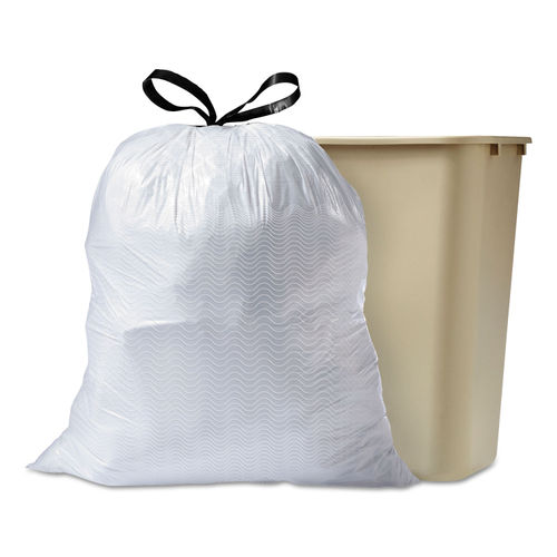 Glad ForceFlex Tall Kitchen Drawstring Trash Bags, 13 Gal, OdorShield, 80 Ct