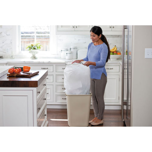 Glad ForceFlex Tall Kitchen Drawstring Trash Bags, 13 Gal, OdorShield, 80 Ct