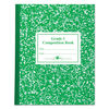 ROA77920 - Grade School Ruled Composition Book, Grade 1 Manuscript Format, Green Cover, (50) 9.75 x 7.75 Sheets