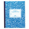 ROA77921 - Grade School Ruled Composition Book, Grade 2 Manuscript Format, Blue Cover, (50) 9.75 x 7.75 Sheets