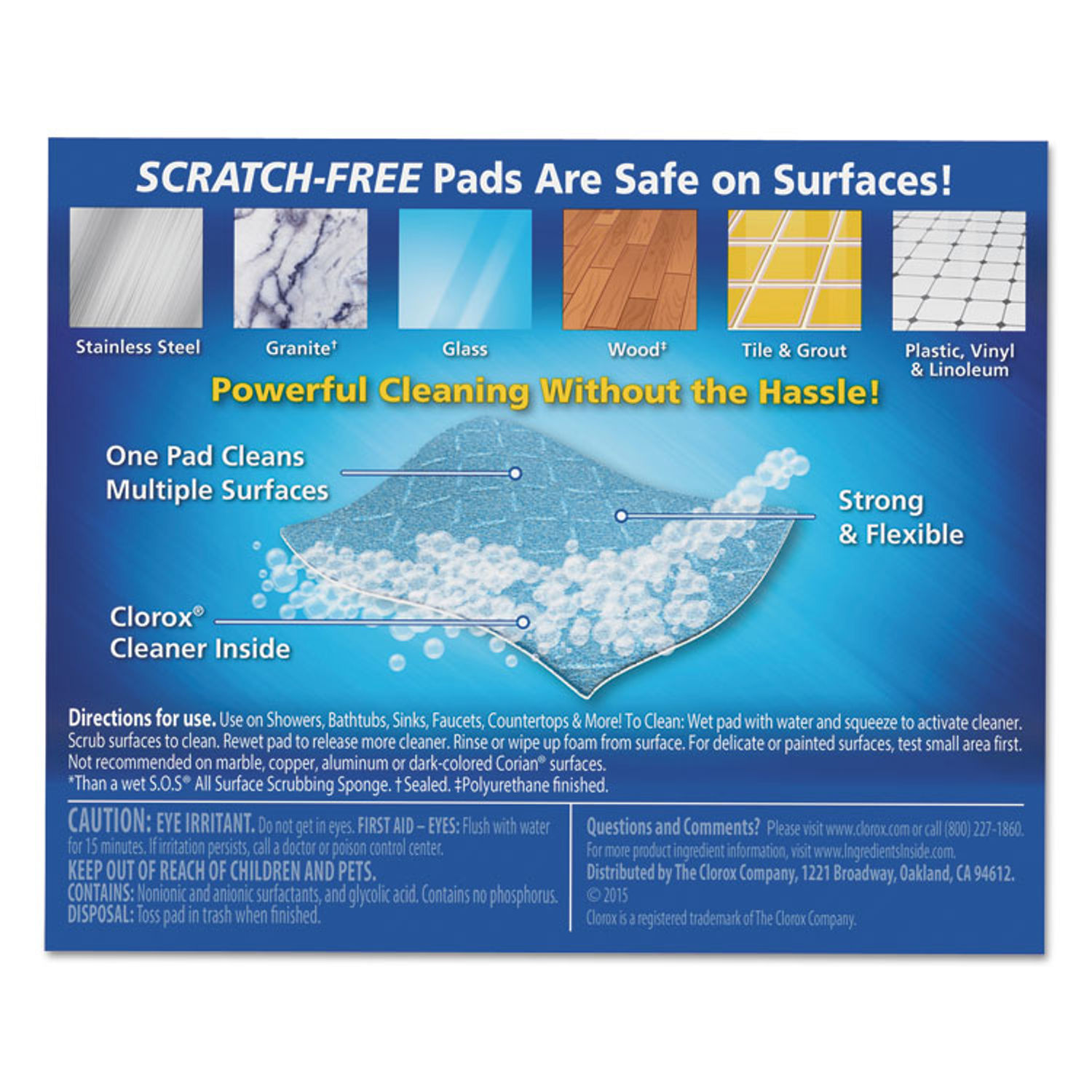 ScrubSingles Scrubbing Pads by Clorox® CLO31281CT