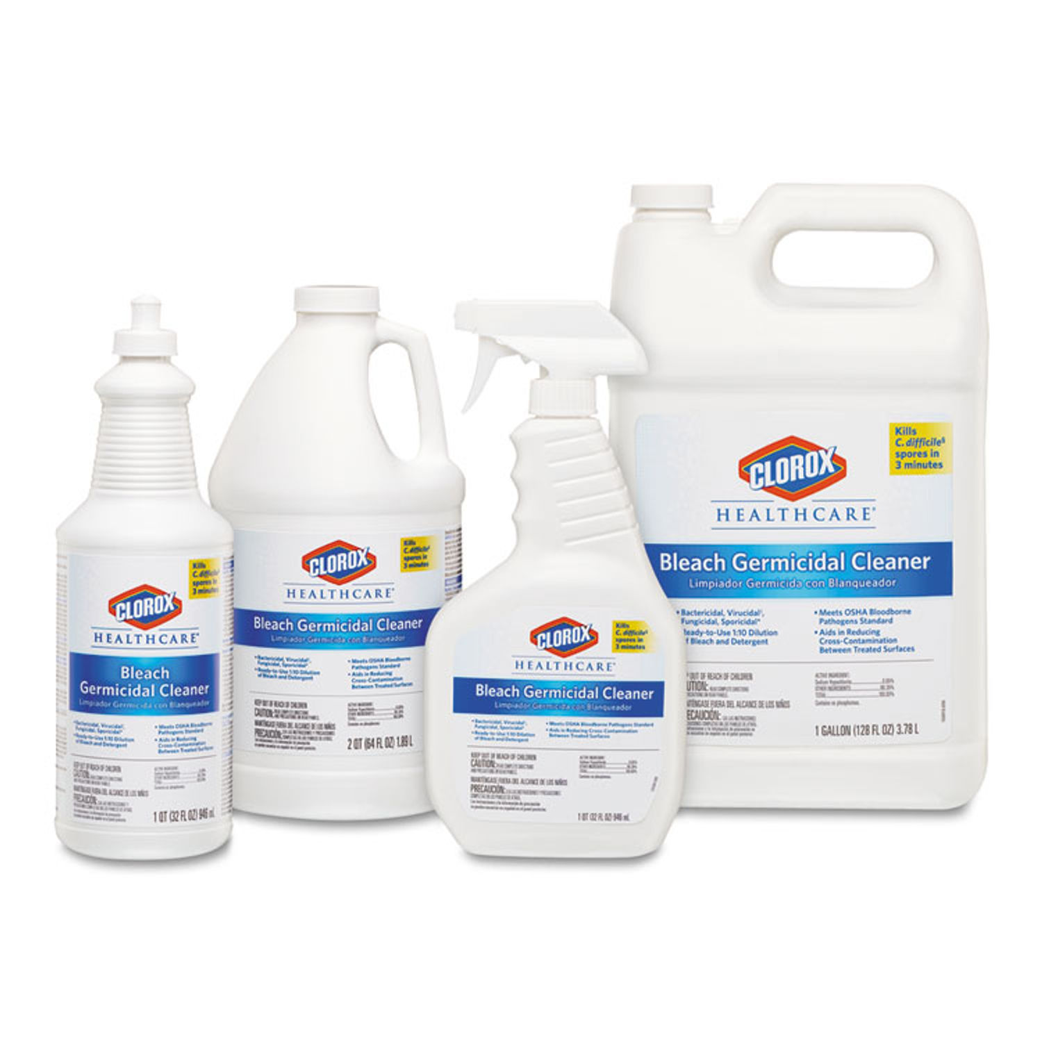 Bleach Germicidal Cleaner by Clorox® Healthcare® CLO68832