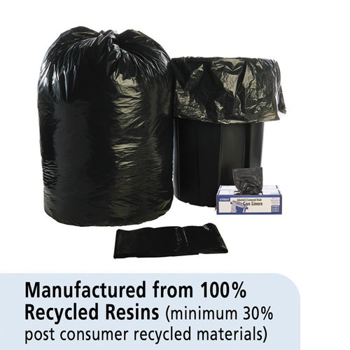 Stout Total Recycled Content Brown Trash Bags 65 Gal 100 ct