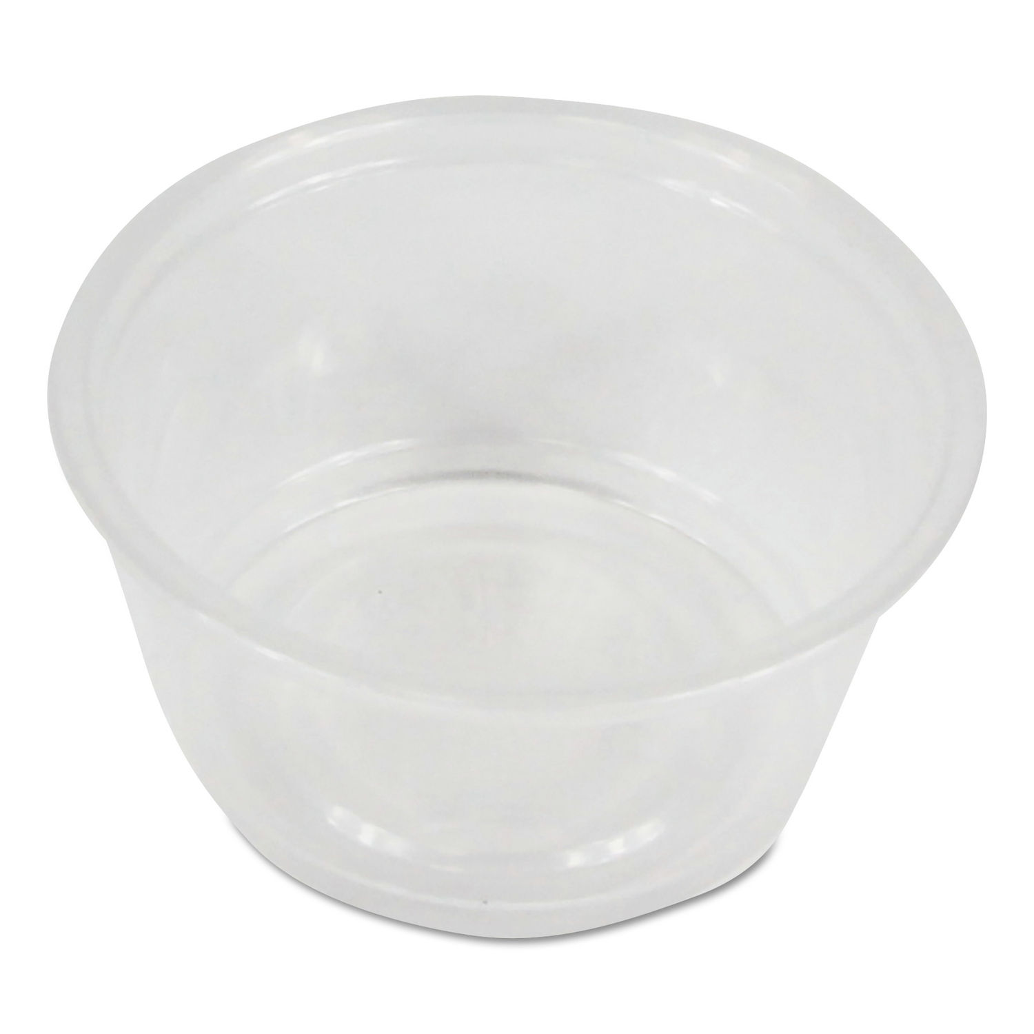 Boardwalk BWKPRTN2TS | 2 oz. Polypropylene Souffle/Portion Cups - Clear (2500/Carton)