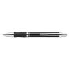 PENBK910AA - Client Ballpoint Pen, Retractable, Medium 1 mm, Black Ink, High-Gloss Black/Chrome Barrel