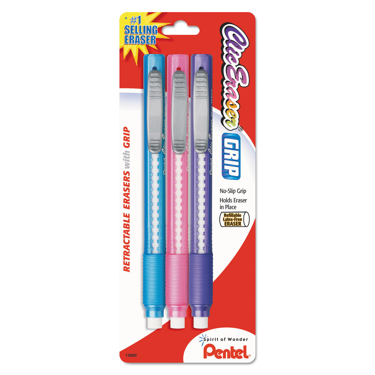 white pencil eraser