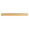 LEO77120 - Beveled Wood Ruler w/Single Metal Edge, 3-Hole Punched, Standard/Metric, 12" Long, Natural, 36/Box