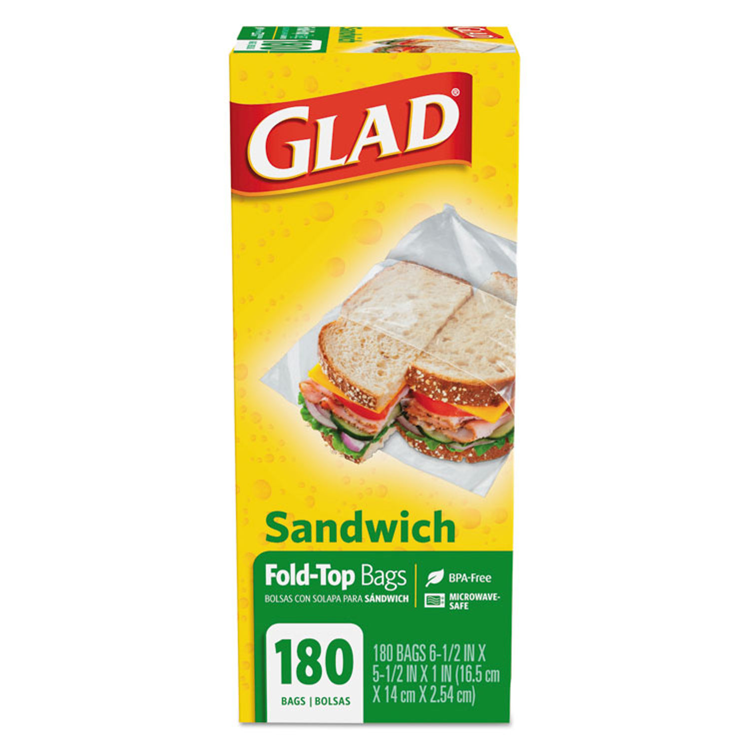 FoldTop Sandwich Bags by Glad® CLO60771
