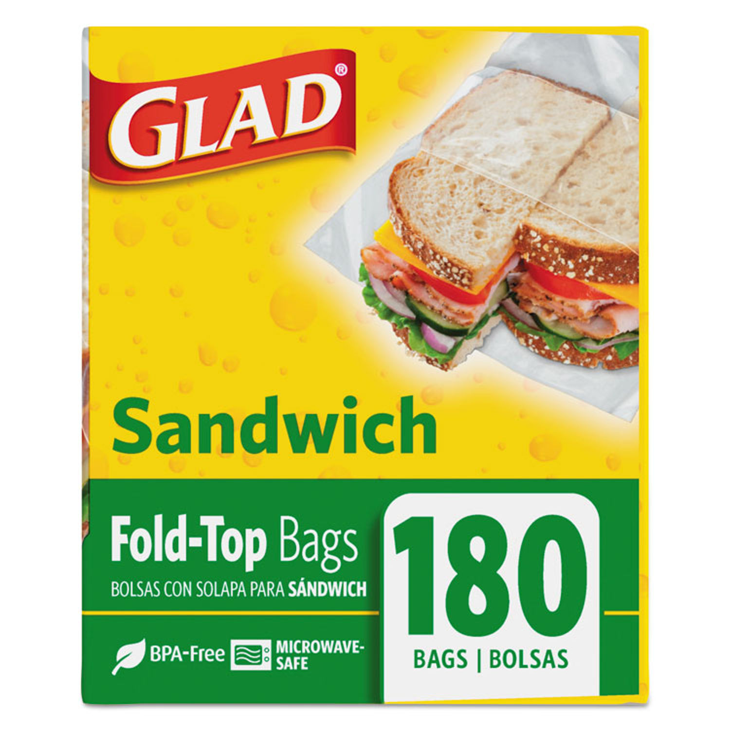FoldTop Sandwich Bags by Glad® CLO60771
