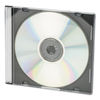 IVR85826 - CD/DVD Slim Jewel Cases, Clear/Black, 50/Pack