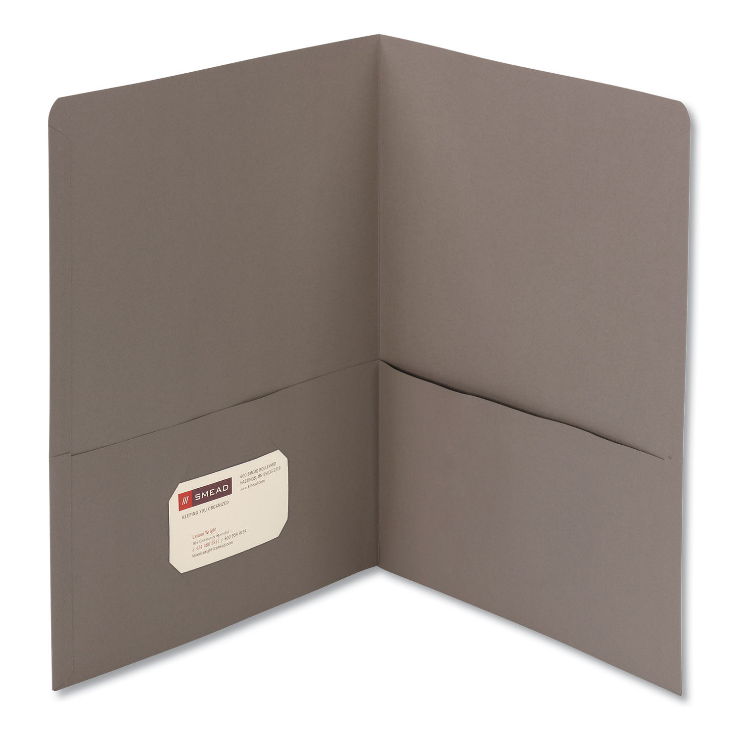 Two Pocket Folder by Smead® SMD87856 OnTimeSupplies com