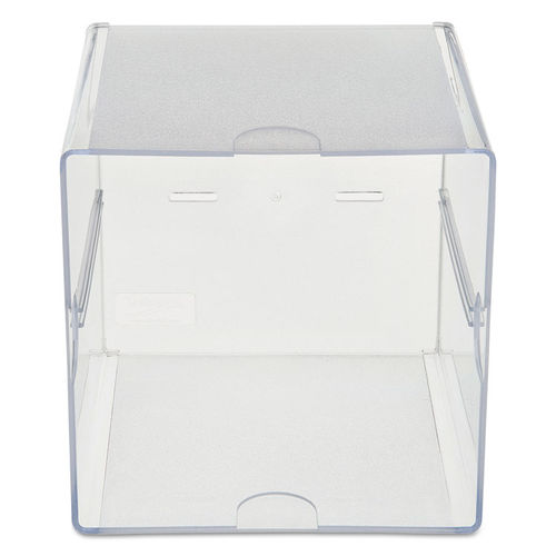 Deflecto Stackable Drawer Organizer 6 1316 H x 12 12 W x 12 12 D Clear -  Office Depot