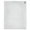 OXF68504 - Zippered Ring Binder Pocket, 10.5 x 8, Clear