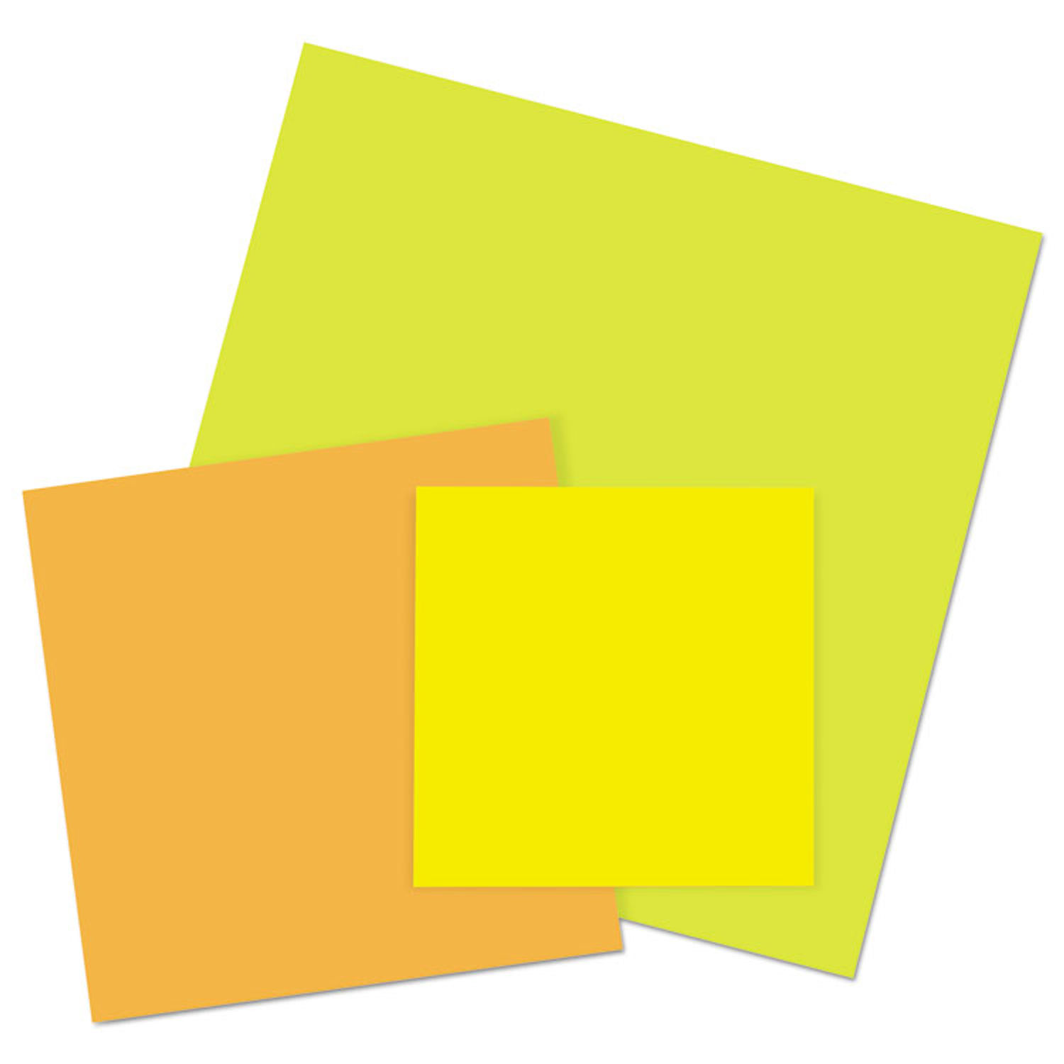 Post-it® Super Sticky Big Note, 15 in. x 15 in., Neon Orange