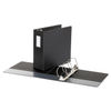 UNV20706 - Deluxe Non-View D-Ring Binder with Label Holder, 3 Rings, 4" Capacity, 11 x 8.5, Black