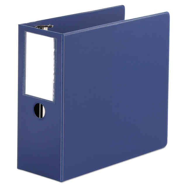 Deluxe Non-View D-Ring Binder with Label Holder, 3 Rings, 1.5 Deluxe Non-View D-Ring Binder with Label Holder, 3 Rings, 1.5