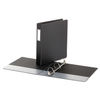 UNV20771 - Deluxe Non-View D-Ring Binder with Label Holder, 3 Rings, 1.5" Capacity, 11 x 8.5, Black