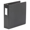 UNV20791 - Deluxe Non-View D-Ring Binder with Label Holder, 3 Rings, 3" Capacity, 11 x 8.5, Black