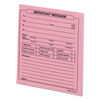 UNV48023 - “Important Message” Pink Pads, One-Part (No Copies), 4.25 x 5.5, 50 Forms/Pad, 12 Pads/Pack