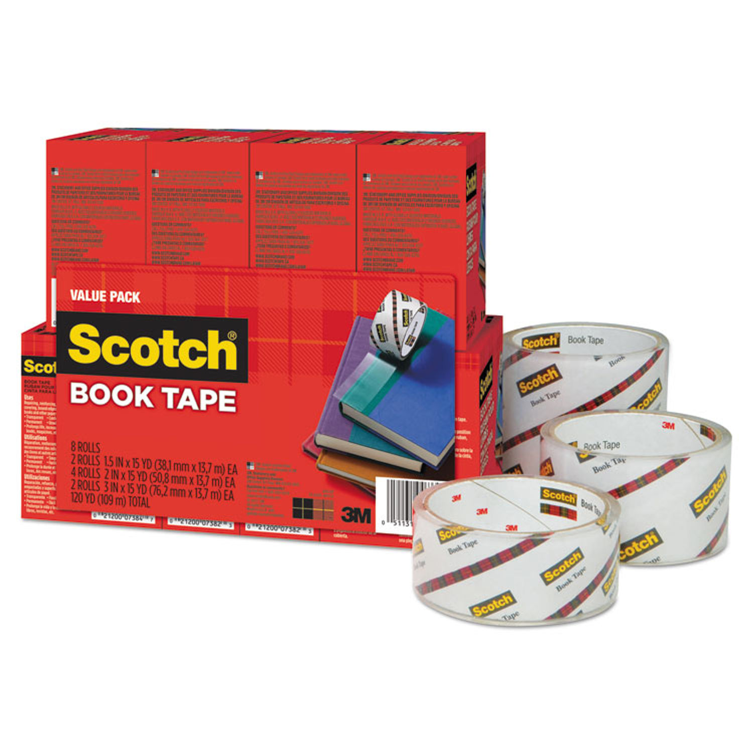 Book Repair Tape MultiPack by Scotch® MMM845VP