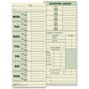 TOP1291 - Time Clock Cards, Replacement for 331-10, Two Sides, 3.5 x 8.5, 500/Box