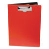 BAU61632 - Portfolio Clipboard with Low-Profile Clip, Portrait Orientation, 0.5" Clip Capacity, Holds 8.5 x 11 Sheets, Red