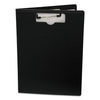 BAU61634 - Portfolio Clipboard with Low-Profile Clip, Portrait Orientation, 0.5" Clip Capacity, Holds 8.5 x 11 Sheets, Black