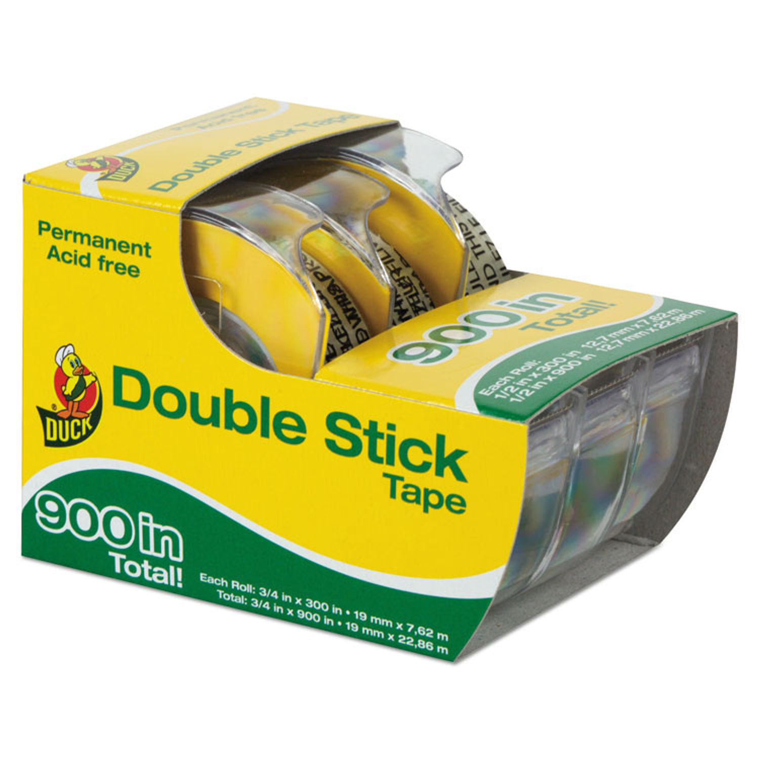 Duck 0.5-in x 75-ft Double-Sided Tape at