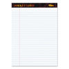 TOP63960 - Docket Gold Ruled Perforated Pads, Wide/Legal Rule, 50 White 8.5 x 11.75 Sheets, 12/Pack