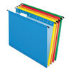 PFX615215ASST - SureHook Hanging Folders, Letter Size, 1/5-Cut Tabs, Assorted Colors, 20/Box