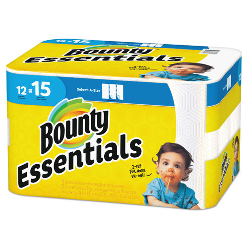 Bounty Select-A-Size Paper Towels, White, 15 ct.