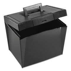 Vaultz Small Locking Storage Case with Dividers, Tactical Black