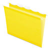 PFX42624 - Ready-Tab Colored Reinforced Hanging Folders, Letter Size, 1/5-Cut Tabs, Yellow, 25/Box