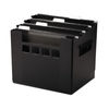 PFX43013 - Portable Desktop File With Hanging Folders, Letter Size, 10" Long, Black