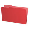 PFX435013RED - Interior File Folders, 1/3-Cut Tabs: Assorted, Legal Size, Red, 100/Box