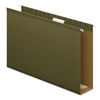 PFX4153X3 - Extra Capacity Reinforced Hanging File Folders with Box Bottom, 3" Capacity, Legal Size, 1/5-Cut Tabs, Green, 25/Box