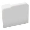 PFX15213GRA - Colored File Folders, 1/3-Cut Tabs: Assorted, Letter Size, Gray/Light Gray, 100/Box