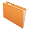 PFX415315ORA - Colored Reinforced Hanging Folders, Legal Size, 1/5-Cut Tabs, Orange, 25/Box