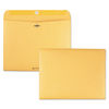 QUA38090 - Redi-File Clasp Envelope, #90, Cheese Blade Flap, Clasp/Gummed Closure, 9 x 12, Brown Kraft, 100/Box