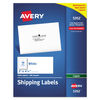 AVE5352 - Copier Mailing Labels, Copiers, 2 x 4.25, White, 10/Sheet, 100 Sheets/Box