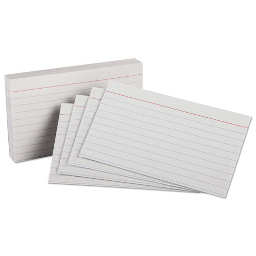 Oxford Printable Index Cards, 3 x 5 - 100 / Pack - Orange