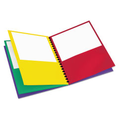 Five Star 4Pocket Paper Folder Assorted Colors