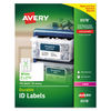 AVE6578 - Durable Permanent ID Labels with TrueBlock Technology, Laser Printers, 2 x 2.63, White, 15/Sheet, 50 Sheets/Pack